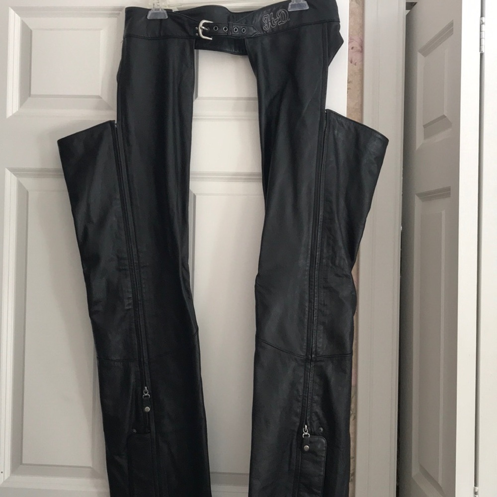 Ladies leather chaps